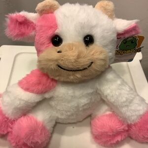 Cuddly Fuzzy Stuffed Cow